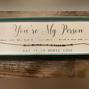 Morse Code Necklace - You're My Person